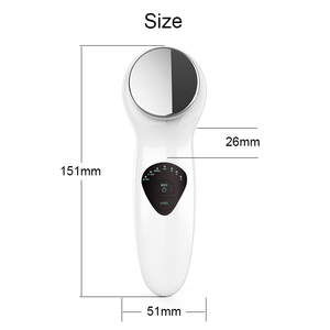 De Anti-envejecimiento de fotones cara de masaje portátil Anti arrugas caliente y fría de masajeador <span class=keywords><strong>facial</strong></span> - Product Image 6