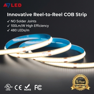 S Shape 480LEDs/m COB LED Strip <b>Light</b> 24V IP67 Waterproof Silicone <b>Neon</b> Flex COB LED Strip for Linear Logo <b>Sign</b> - Product Image 1