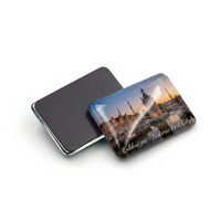 Aimant de réfrigérateur en verre personnalisé avec paysage néerlandais, souvenir pour boutique de cadeaux, vente en gros