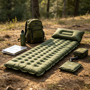Matelas gonflable de <span class=keywords><strong>voyage</strong></span> compact et pliable pour les voyages en voiture et les repas en avion - Product Image 5
