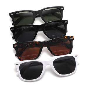 Gafas de Sol Clásicas Retro de Acetato, Montura Negra, Lentes TAC con Protección UV400, Unisex, para Conducir, Viajar, Atuendos de Moda - Product Image 2