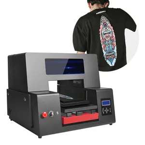 Small DGT flatbed t-shirt printing machine with CE certification,3d t-shirt printer