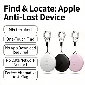 ตัวติดตาม GPS ป้องกันการสูญหายและแท็กอากาศระบุตำแหน่งเด็กไร้สาย BT Locator Tag ตัวค้นหารายการทำงานร่วมกับค้นหาแอปของฉันที่รองรับ iOS - Product Image 1