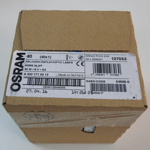 मूल नया 6v30w 64265 hlx g4 ऑप्टिकल माइक्रोस्कोप हैलोजन टंगस्टन नडेड 54606 प्रकाश बल्ब और ट्यूब - Product Image 3