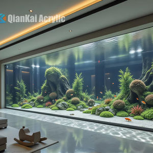 סופר גדול מודרני יוקרה מודרני סופר גדול טנק דגים טנק זכוכית אורגני תערוכת מסחרי קניון אקווריום עבור פארק האוקיינוס מתחת למים מתחת למים - Product Image 1