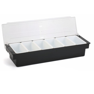 Contenedor de servicio de condimentos refrigerados por hielo, bandeja de guarnición refrigerada, Caddy para el trabajo en casa o <span class=keywords><strong>restaurante</strong></span> - Product Image 5