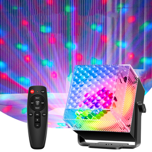 ไฟสโตรบ LED RGB ที่ได้รับการรับรอง สำหรับดิสโก้คลับและงานปาร์ตี้ดีเจ ไฟเวทีแบบเปิดใช้งานด้วยเสียง พร้อมรีโมทคอนโทรล - Product Image 1