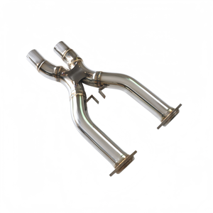 Sistema di Scarico Mid-pipe ad Alte Prestazioni per Ferrari <span class=keywords><strong>Enzo</strong></span> 6.0l 2002- in Acciaio Inox con Tubo a X per Upgrade Racing - Product Image 2