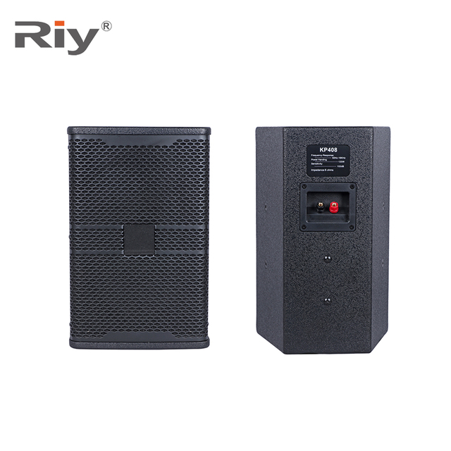 KP406/KP408 High Quality Professional 80/120W Passive Portable DJ Speaker with Surround Sound for Bars & Parties 8Ohm Impedance