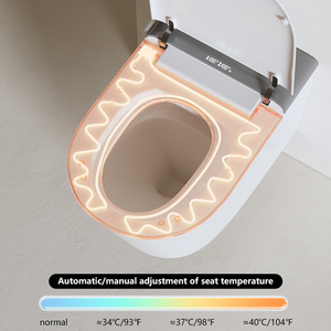 Toilettes intelligentes sans rebord, siphon mural en P, <span class=keywords><strong>WC</strong></span> <span class=keywords><strong>suspendu</strong></span>, toilettes intelligentes suspendues au mur - Product Image 4