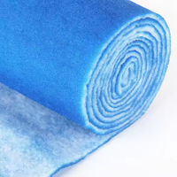 Nouveau filtre à Air primaire MERV8 G4 bleu blanc couleur fibre de carbone Polyester fibre synthétique média rouleau plafond filtre 80% efficacité