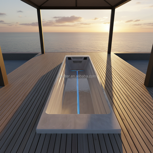 Bañera de Hidromasaje de Diseño Moderno de Acrílico para Hotel, Villa, <span class=keywords><strong>Spa</strong></span>, Piscina Exterior, <span class=keywords><strong>Aguas</strong></span> <span class=keywords><strong>Termales</strong></span>, Masaje, Impermeable - Product Image 3