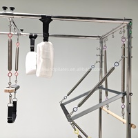 Reformer Cadillac Profesional de Madera de Roble para Pilates - Equipo de Gimnasio Multifuncional Ajustable para Estudio de Pilates