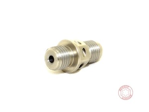 Adaptador de Manguera de Freno Recta de Acero Inoxidable SOMOTO, Paso 1.0 (Color Original / Recubrimiento de Titanio Quemado) - Product Image 1
