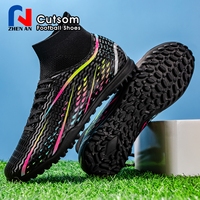 Chaussures de football professionnelles en gros TF respirantes, antichoc, durables, toutes surfaces, pour hommes et unisexe, entraînement, personnalisées ODM OEM