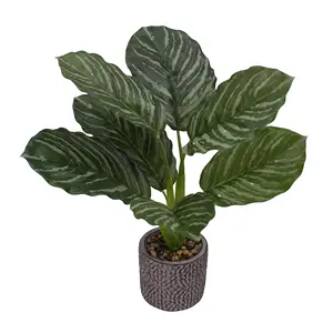 Tizen Factory direct sales wholesale fake green leaves plant artificial potted