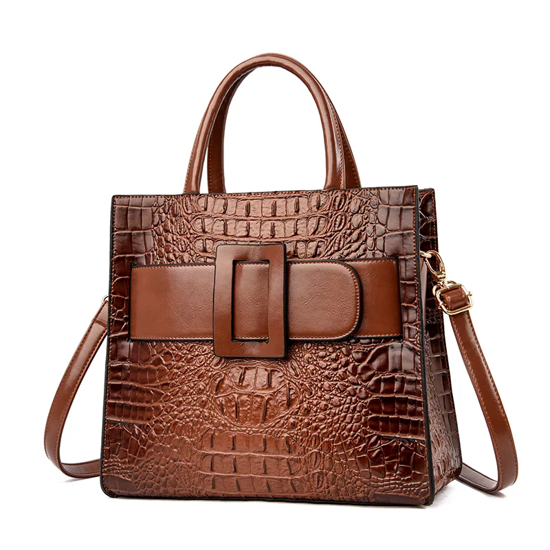 JIANUO handbags brands china luxury women unique handbag synthetic crocodile bags