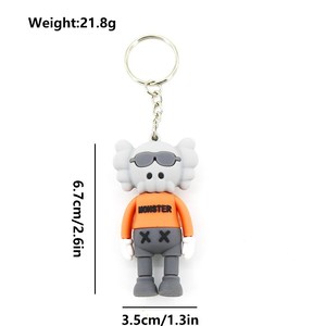 Accesorios de Anime al por Mayor, <span class=keywords><strong>Llavero</strong></span> con Figura Kawed 3D de PVC, Regalo de Cumpleaños Moderno - Product Image 6