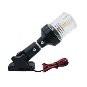 Lampe LED verticale réglable à ancrage 6 pouces, orientable à 360 degrés, avec support en aluminium pour bateau et yacht, pour modernisation et rénovation - Product Image 5