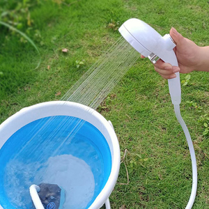 <span class=keywords><strong>Douche</strong></span> électrique portable pour le camping, la randonnée, en matériau ABS, pour le chantier, le dortoir, rechargeable par USB - Product Image 4