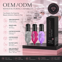 Gloss à lèvres pailleté OEM ODM, brillant à lèvres scintillant, gloss brillant, vente en gros, approvisionnement en vrac, marque privée, maquillage cosmétique pour les lèvres
