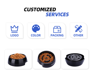 Biểu Tượng Tùy Chỉnh Màu Sắc OEM ABS Nhựa Thực Phẩm Chậm Trung Chuyển Con Chó Bát Chất Lượng Cao Giá Rẻ Dễ Dàng Làm Sạch Vật Nuôi Bát - Product Image 6