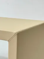 Table de chevet extensible en bois de qualité E1 avec plateau en verre, style moderne minimaliste pour la maison et les chambres d'hôtel