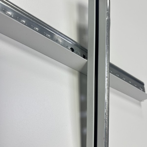 Composants de grille de <span class=keywords><strong>plafond</strong></span> au design moderne : Cadre de grille suspendue en T, profilés en T principal, profilés en T transversal et profilés d'angle mural pour la décoration intérieure des plafonds - Product Image 5