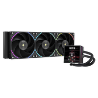 Refroidisseur d'eau pour processeur ICE APEX VISION 360 BK, boîtier d'ordinateur de jeu, roulement à billes ARGB, Intel LGA115X/1200/1700/1851 pour AM4/AM5, silencieux