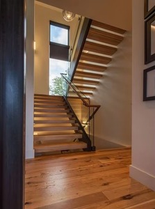 Revestimiento de Escalera de <span class=keywords><strong>Madera</strong></span> Maciza Ecológico y Duradero con Acabado Mate <span class=keywords><strong>para</strong></span> Uso en Interiores, Apartamentos, Hoteles, Diseño Moderno, Garantía de 5 Años - Product Image 5