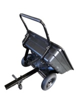 Tracteur de jardin utilitaire de remorque chariot à benne basculante chariot de jardin