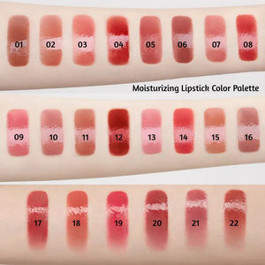 مجموعة أحمر شفاه فاخرة مطفأة للبنات، أحمر شفاه نباتي عالي الجودة في أنبوب أنيق، مكياج طبيعي بمكونات معدنية - Product Image 3