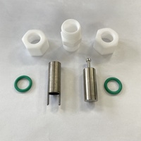 Simulateur de cellule à pile boutonnée de laboratoire à deux électrodes Swagelok SS316 pour le test de matériaux de batterie