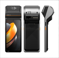 SUNMI V3 Punto de Venta Móvil con Lector NFC, Escáner de Código de Barras, Pago con Tarjeta de Crédito, Impresora de Recibos de 58 mm, Desbloqueo por Huella Dactilar