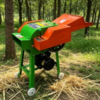 Hacheuse électrique à 4 ou 6 lames haute vitesse pour herbe et tiges de maïs, à prix abordable pour la préparation d'ensilage