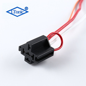 LTonic <b>Relay</b> Connector Wire Harness 3 Pin Red Orange White Plastic <b>Auto</b> Connector - Product Image 4