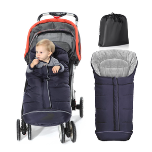 Sac de couchage imperméable à fermeture éclair personnalisé pour bébé nouveau-né en polyester/nylon, pour l'hiver, 3 saisons, avec couvre-pieds, pour une utilisation en extérieur - Product Image 1