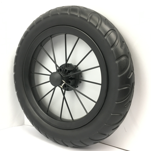 Rueda de <span class=keywords><strong>bicicleta</strong></span> de aleación de 12 pulgadas <span class=keywords><strong>con</strong></span> freno rueda de neumático Eva sólido para <span class=keywords><strong>bicicleta</strong></span> de juguete para niños - Product Image 2
