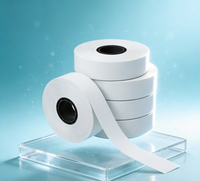 Ruban adhésif thermofusible blanc et brun de 20 mm à 50 mm de largeur, 65 g/m²/80 g/m², pour machine d'emballage et de cerclage de devises et de billets de banque