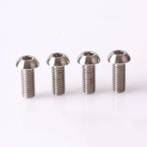 Gr5 Titanium Bolt 10-32, 1/4-20 Bicycle Titanium Bolts and Nuts Motorcycle Bike