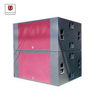 T.I Pro Audio, Subwoofer de Línea de Arreglo de 18 Pulgadas, Doble, de la Mejor Calidad, 1600 W RMS, Sistema de Sonido Pasivo, Subgraves para Iglesia