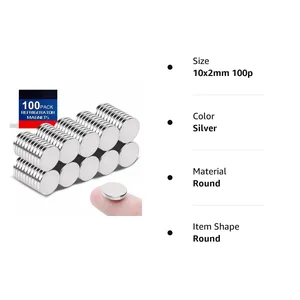 Round Magnet Neodymium / N35 N42 Neodium Neodymium Magnet Super Strong Magnetic Magnit Packing Neodymium Magnets For Boxes