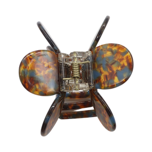 مشبك شعر كوري الطراز بتصميم متدرج من حمض الخليك على شكل زهرة، بأسلوب حلو ولطيف، 7 سم، مشبك على شكل سمكة قرش عالي الجودة، إكسسوار شعر أنيق - Product Image 3