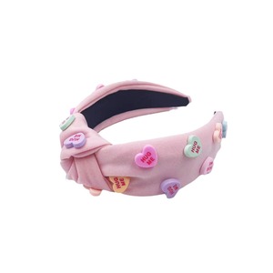 Nuevo Día de San Valentín corazón diadema lindo dulce encanto amor anudado corazón diadema <span class=keywords><strong>me</strong></span> abrazo ancho diadema <span class=keywords><strong>accesorios</strong></span> para el cabello para mujeres - Product Image 6