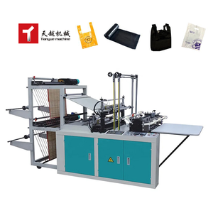 TIANYUE Fabricante de China 130-230 Veces/Min * 2 Máquina automática de bolsas de camisetas de alta velocidad Máquina de bolsas de plástico de pollo de Taiwán - Product Image 5