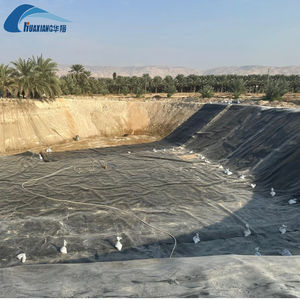 Geomembrana de HDPE Impermeable de Superficie Rugosa, Lámina Negra de Polietileno para Revestimiento de Estanques, Almacenamiento de Agua en Depósitos - Product Image 3