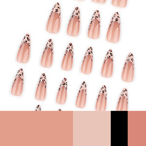 2025 Fournisseur d'ongles <span class=keywords><strong>Pas</strong></span> <span class=keywords><strong>cher</strong></span> Sparkling Short Nude Color Designer Press on Press-on Presson <span class=keywords><strong>Faux</strong></span> <span class=keywords><strong>Ongle</strong></span> Nail Tips - Product Image 5