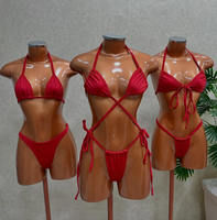 Ensemble 2 pièces de maillot de bain designer pour femme, style halter, imprimé animal, collection 2026, populaire, pour la plage