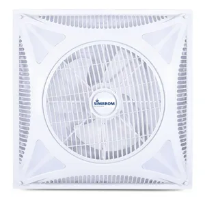 Ventilador de teto por atacado de 14 polegadas 600x600 com luz LED e ventilador de teto com controle remoto JK