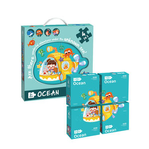 <span class=keywords><strong>Puzzle</strong></span> Educativo Creativo <span class=keywords><strong>4</strong></span> in 1, 73 <span class=keywords><strong>Pezzi</strong></span>, Gioco di Assemblaggio per Bambini - Product Image 2